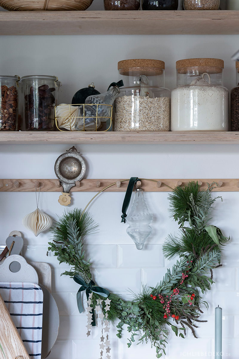 moderner diy weihnachtskranz